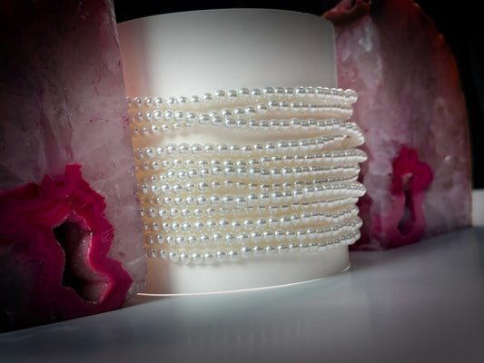 Kizzie Pearl Stacked Choker (PREORDER)